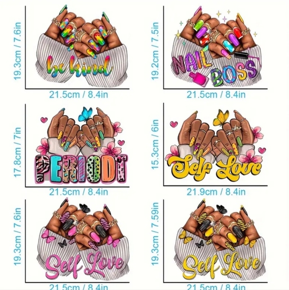 🔥IRON-ON TRANSFER DECAL STICKER🔥s - Picture 2 of 2